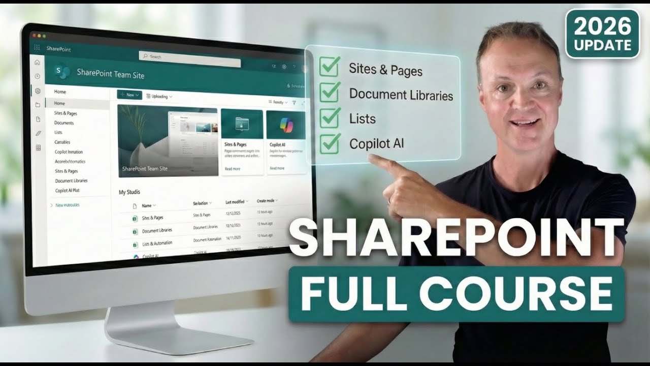 SharePoint 2026: Full Beginner's Guide to Site Building