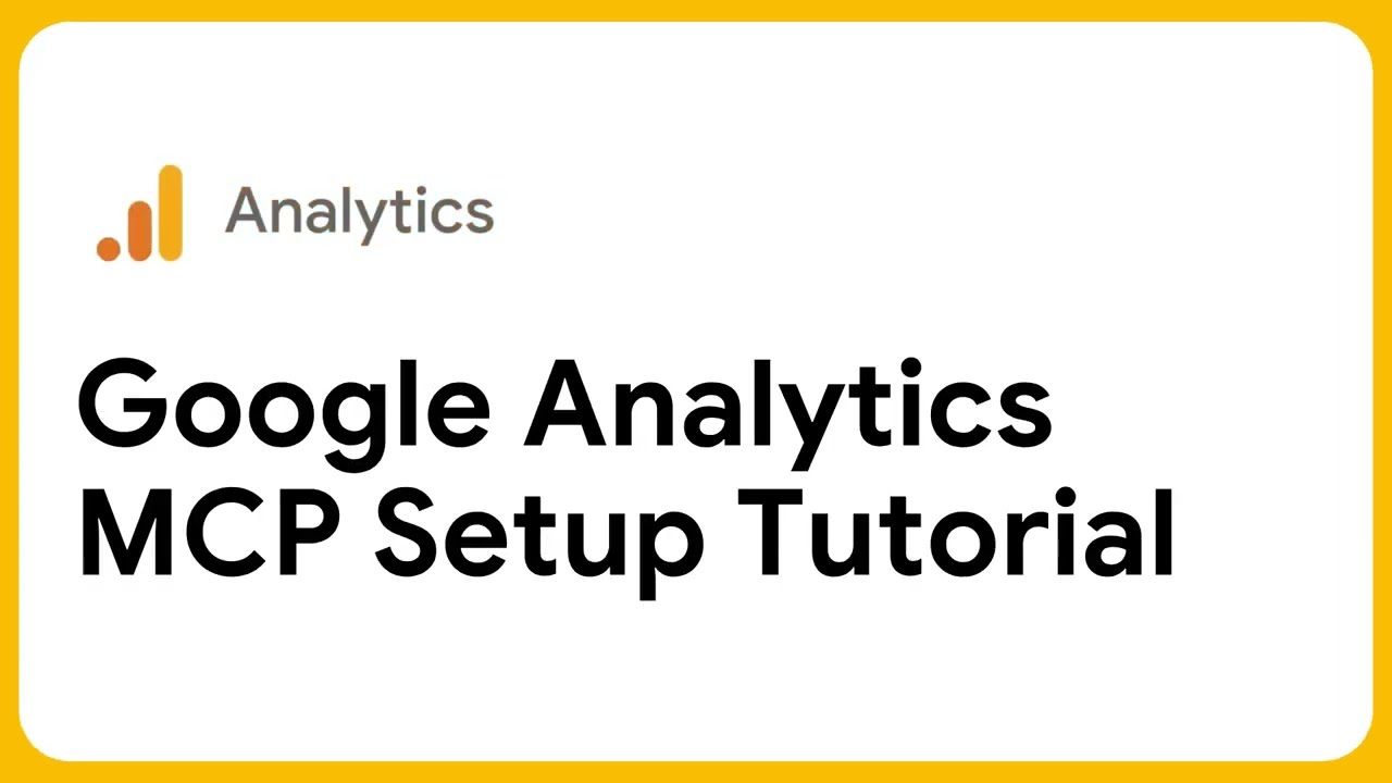 Google Analytics MCP Setup Tutorial
