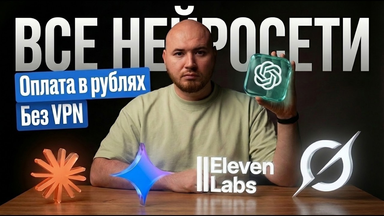 ВСЕ НЕЙРОСЕТИ без VPN за рубли — вайб-кодю на Claude Code