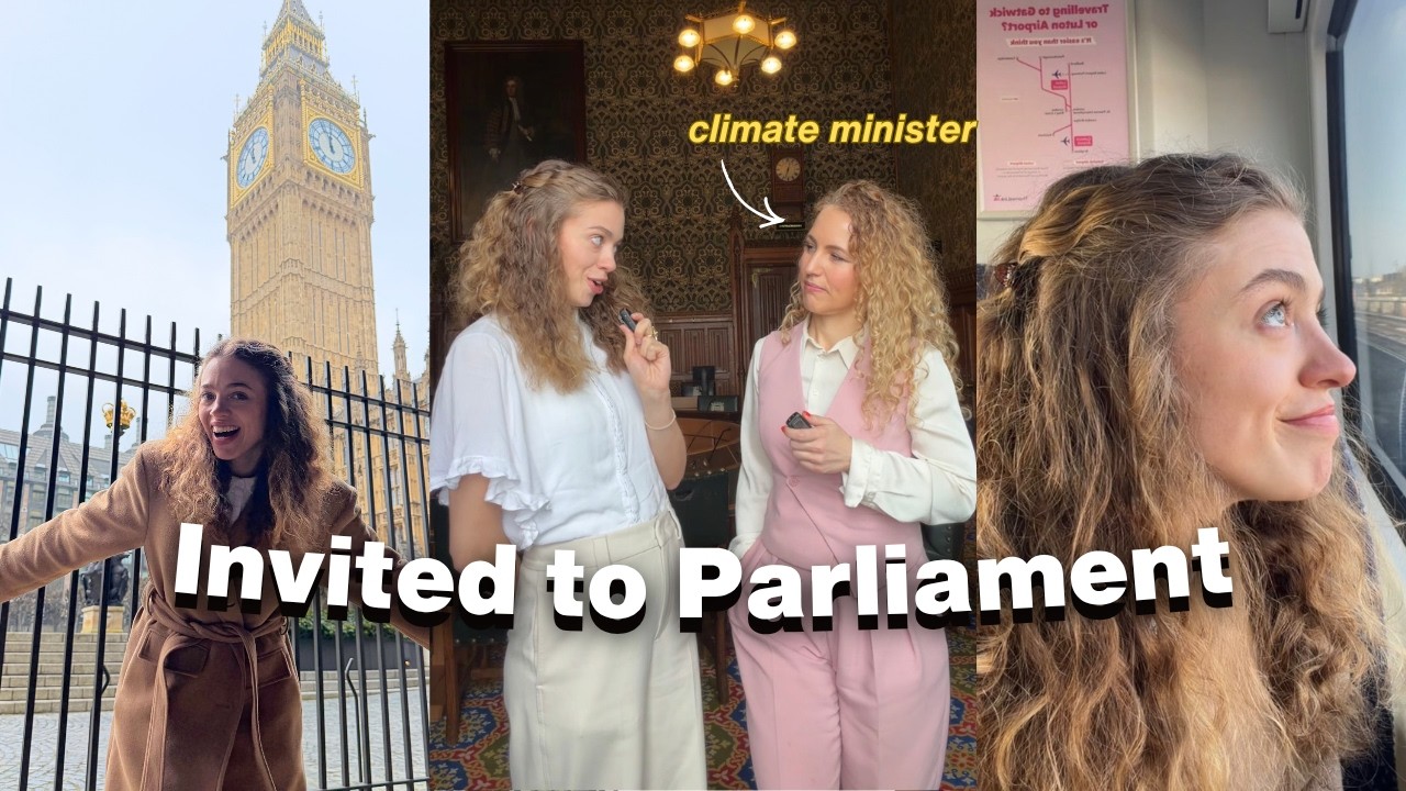 Meet the Climate Minister With Me! Parliament Vlog and Climate Education Interview