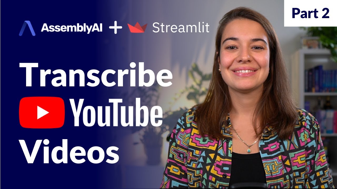 How to make a web app that transcribes YouTube videos with Streamlit | Part 2