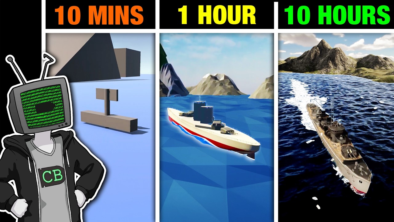 I Made the Same Game in 10 Mins vs 1 Hour vs 10 Hours