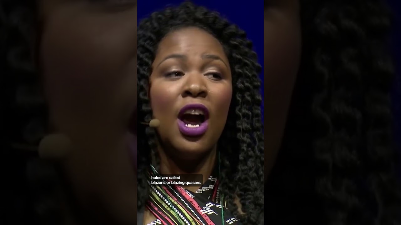 These objects are trillions of kilometers away and 10 billion times the mass of our sun #TEDTalks