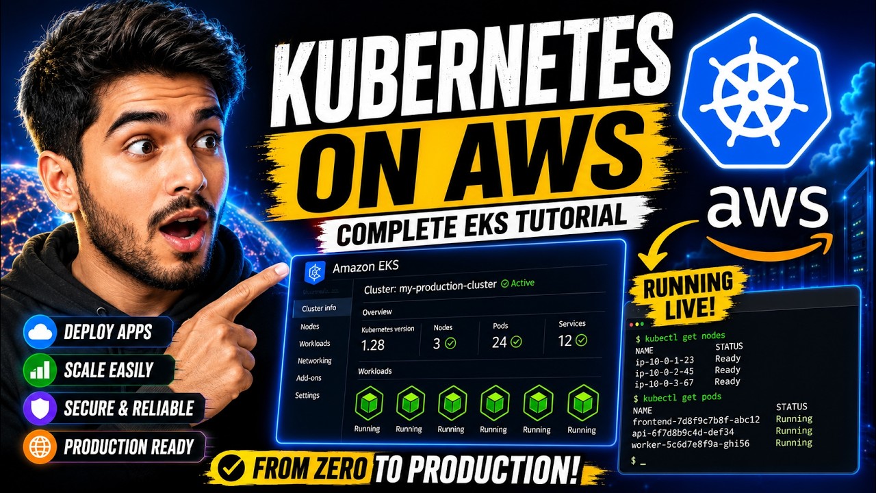AWS Kubernetes Tutorial: Deploy Real Apps on EKS Like a DevOps Engineer