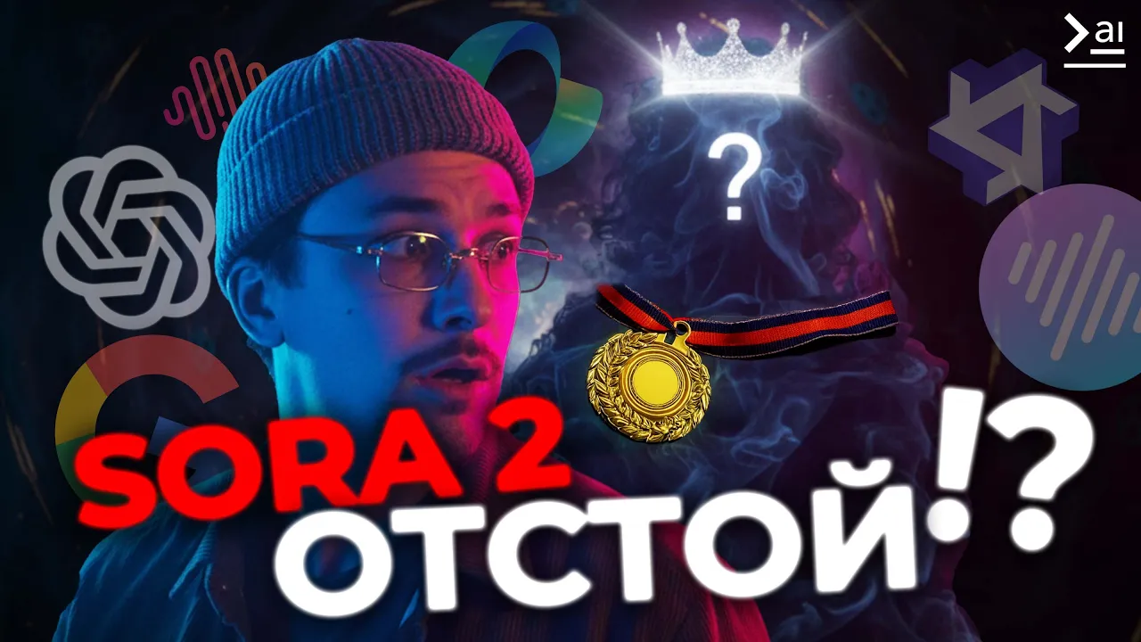 ИИ Видео - КТО ЛУЧШИЙ? Sora 2, Veo 3, Kling 2.5, Luma Ray 3, Minimax, Wan 2.5