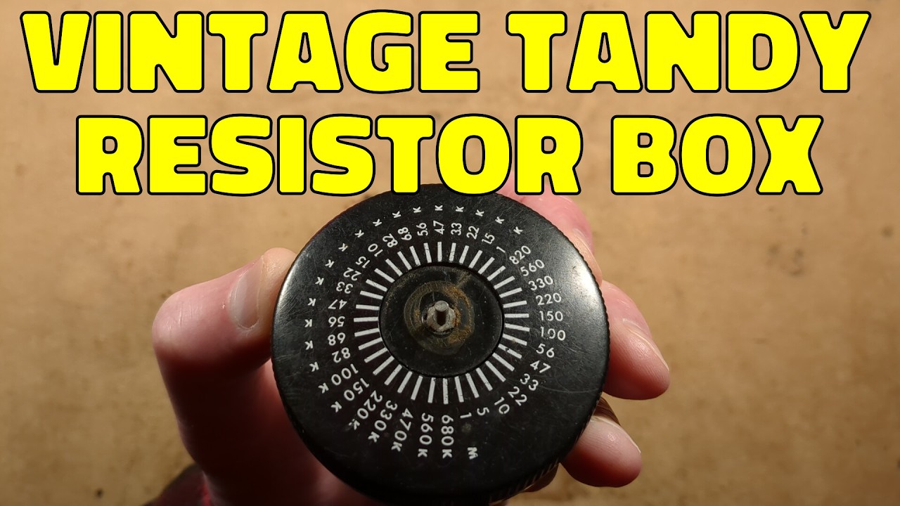 Inside my ancient Tandy resistor substitution box