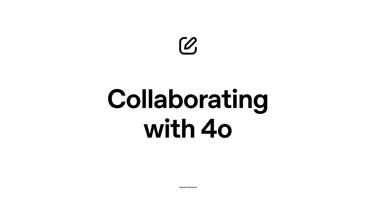Collaborate and write with GPT-4o