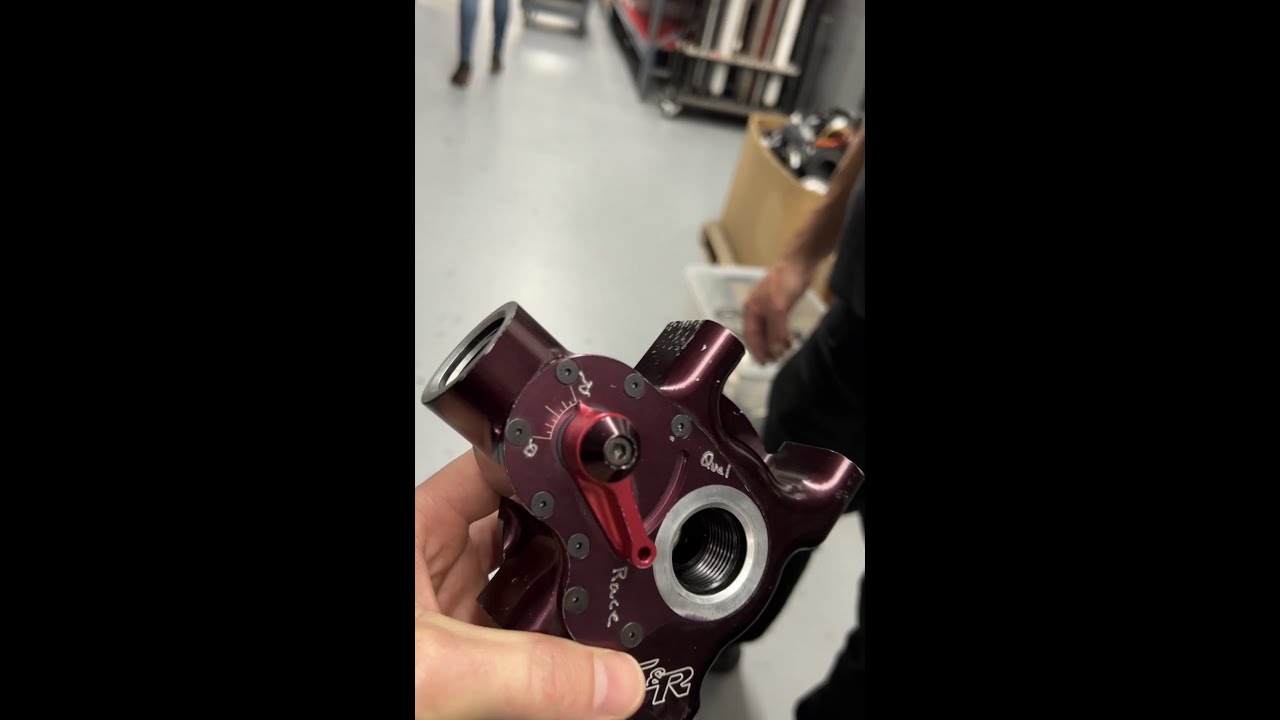 Trick NASCAR remote oil filter adapter explanation