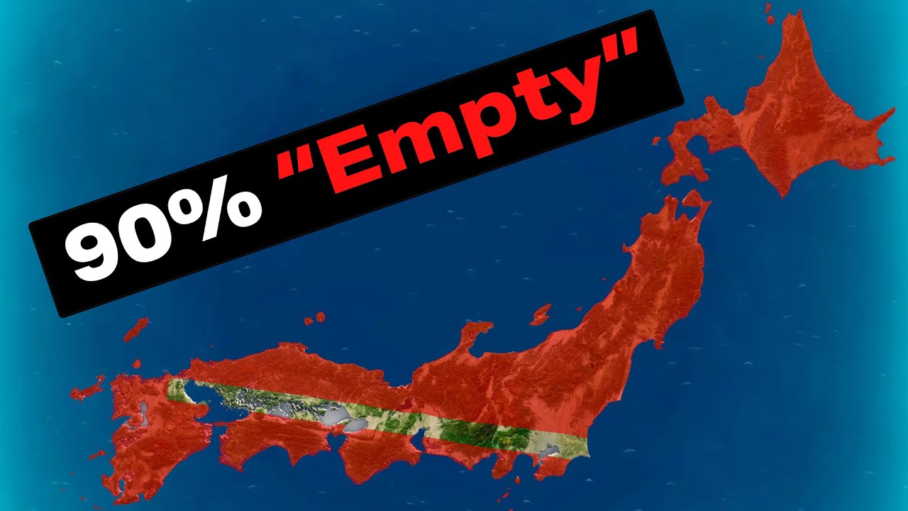 Why 90% of Japan is "Empty"