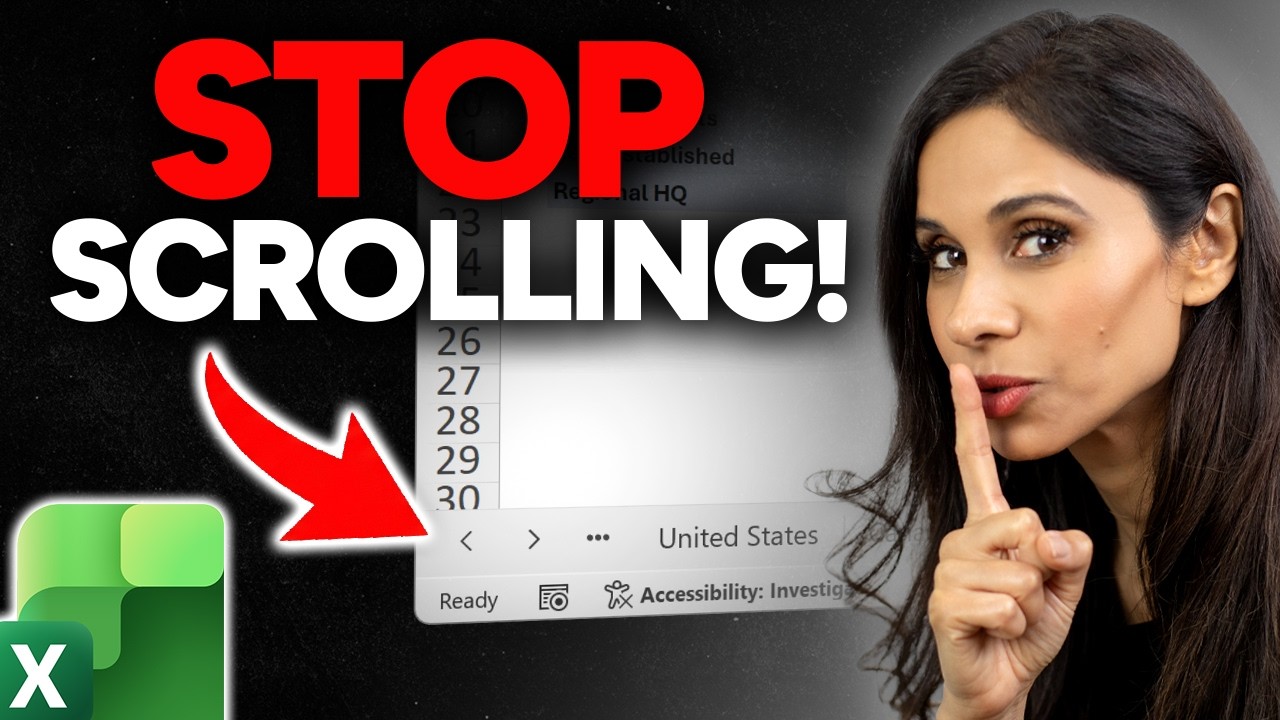 Stop Scrolling! 4 Pro Ways to Navigate Excel