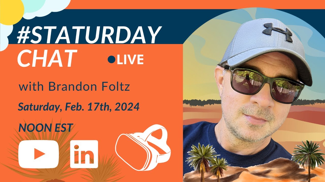 STATURDAY CHAT LIVE with Brandon Foltz, Ep. 63