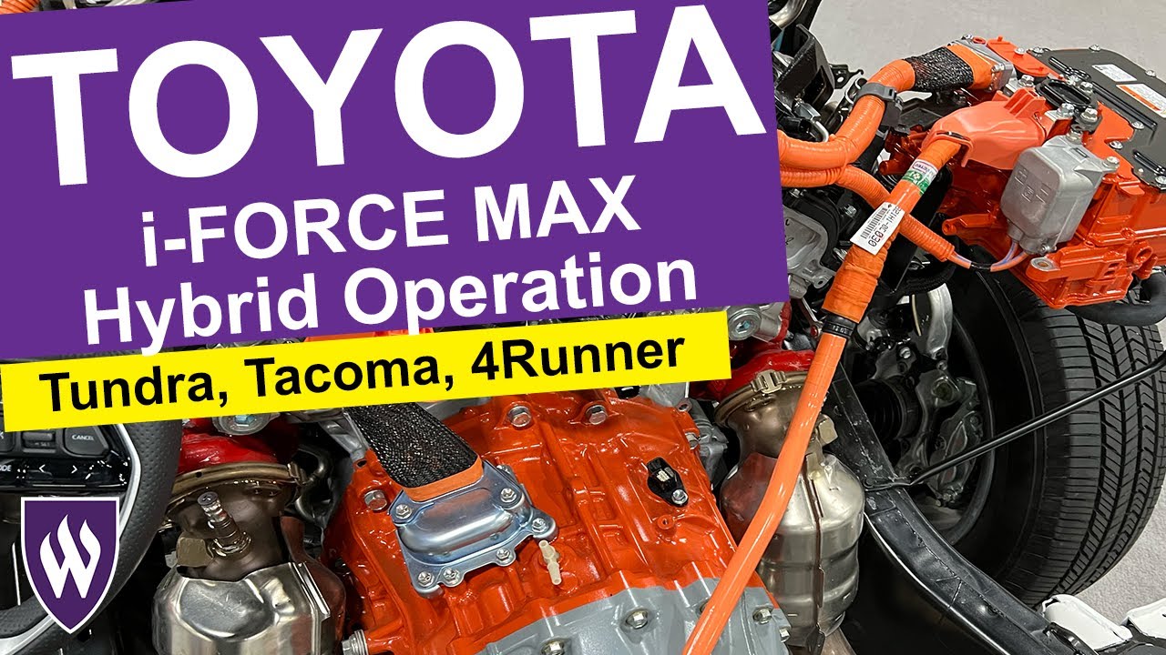 Toyota's i-FORCE MAX One-Motor Hybrid System