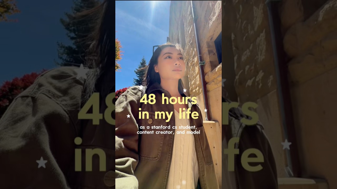 48 Hours in My Life as a Stanford Student, Content Creator, and Model 💫 #college #study #vlog