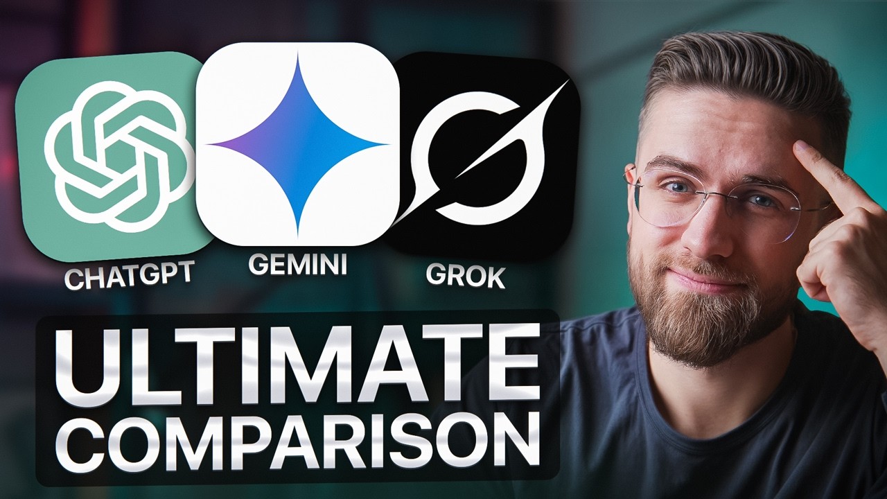 ChatGPT vs Google Gemini vs Grok - AI Comparison After The Hype...
