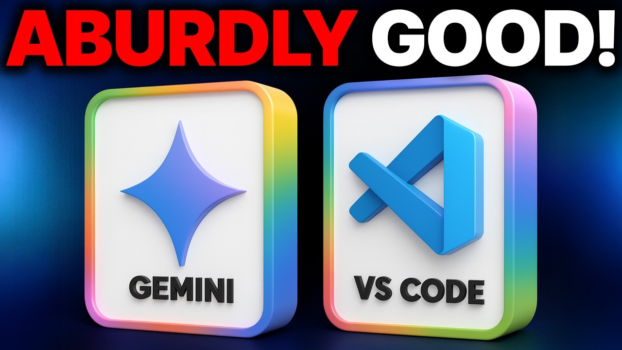 Google Gemini + VS Code is INSANE! (FREE!) 🤯
