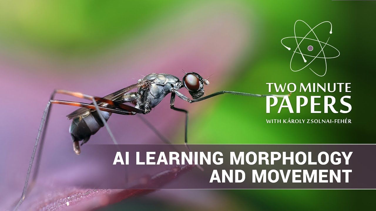 AI Learning Morphology and Movement...at the Same Time!