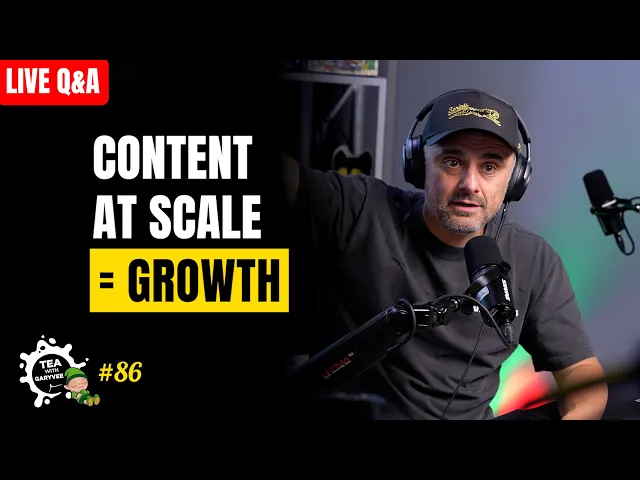 How to Actually Grow in 2025 & Why More Content = More Opportunity | Tea with GaryVee ep. 86