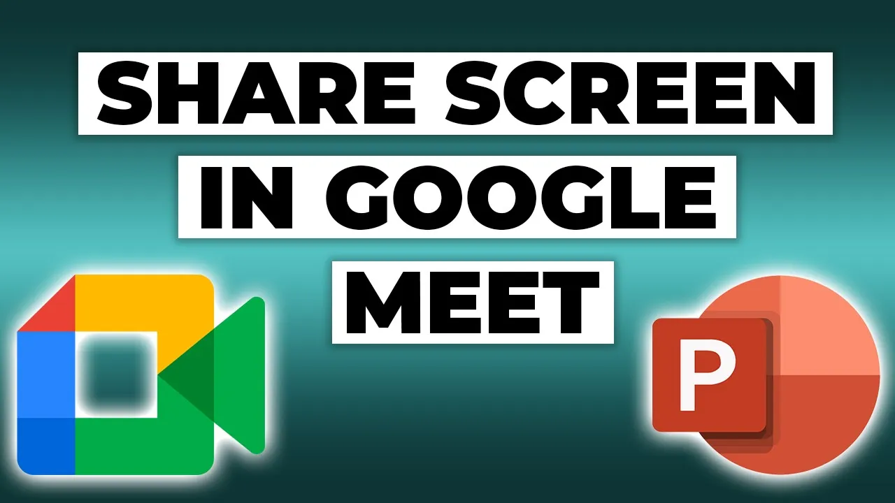 How to PRESENT PowerPoint in GOOGLE MEET
