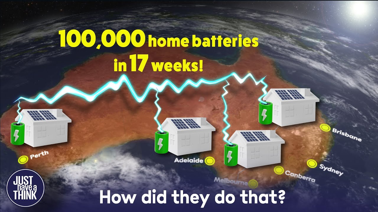 Australians installed 100,000 home batteries in 17 weeks. Why can't we all do that?