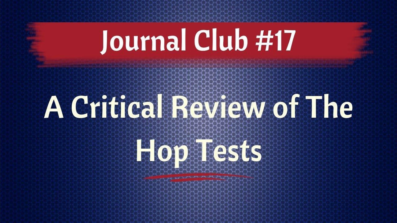 ClinicalAthlete Journal Club #17