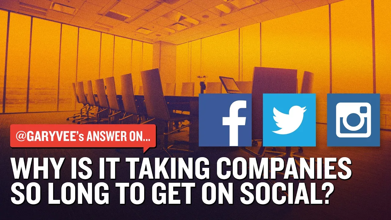 Why is it Taking Companies So Long to Get On Social