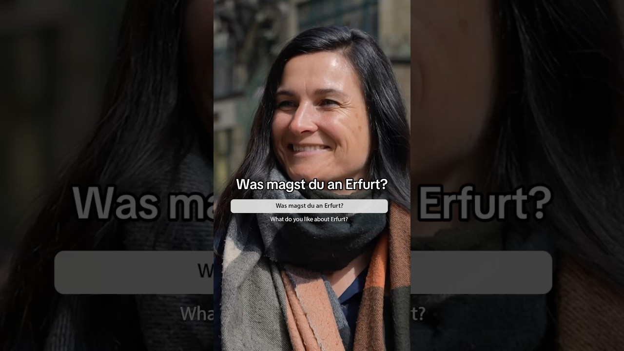 Was magst du an Erfurt? #easygerman #deutschlernen #deutschestädte