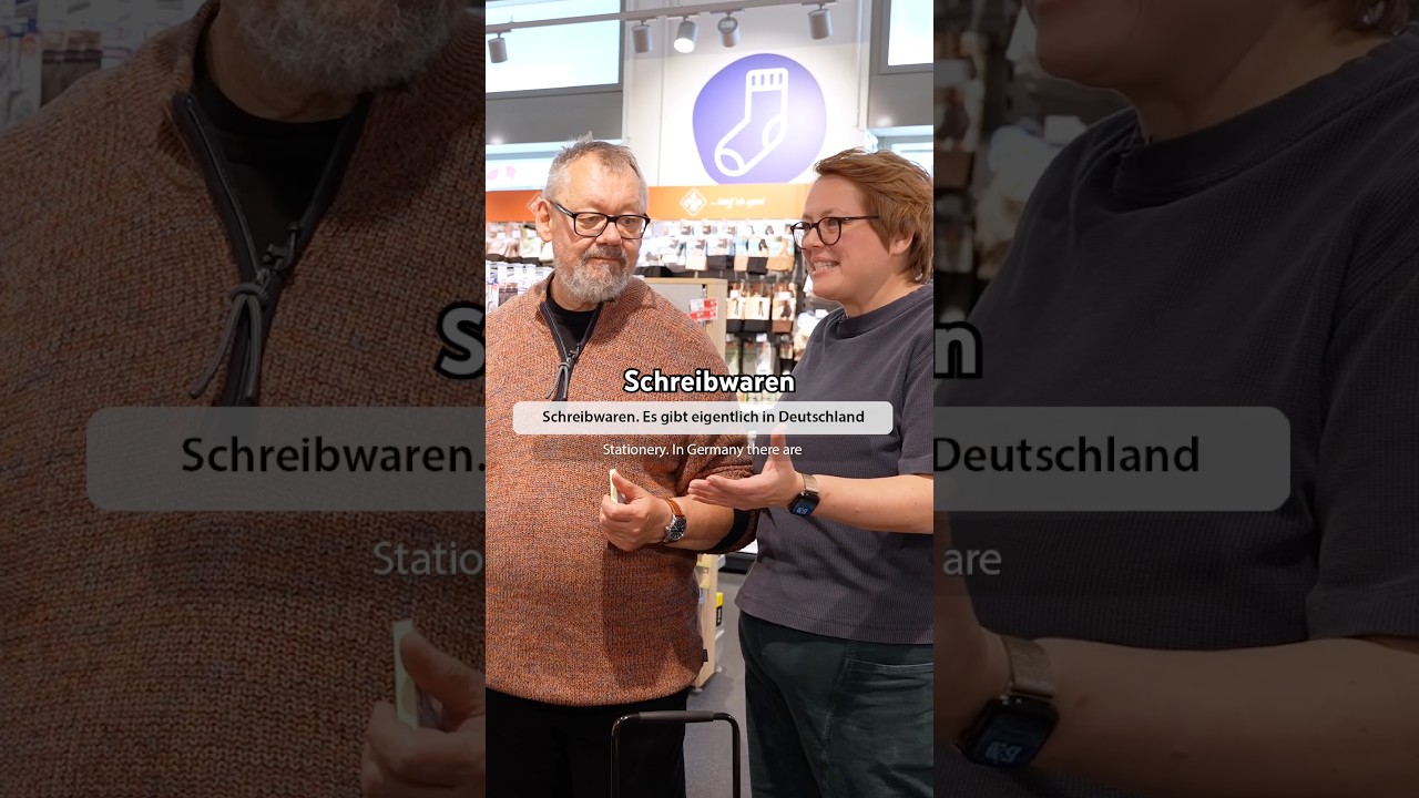 Schreibwaren #shorts #drogerie #easygerman
