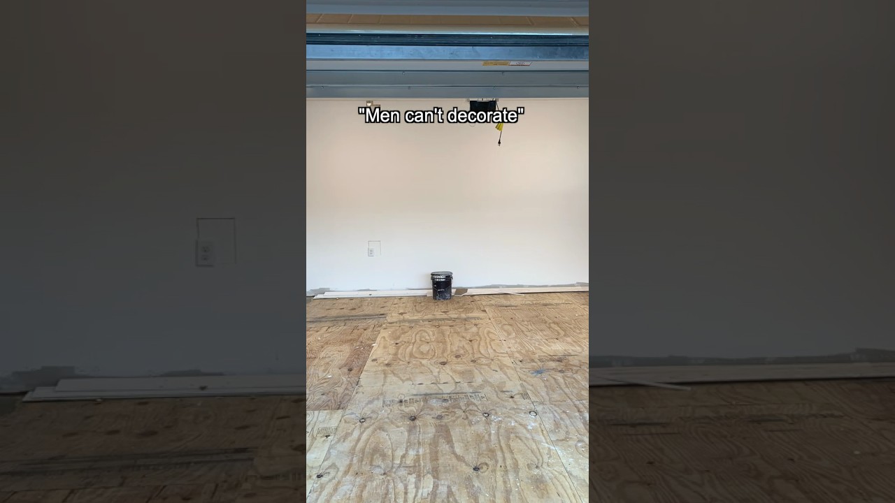 Men Can't Decorate? (Home Gym Build)