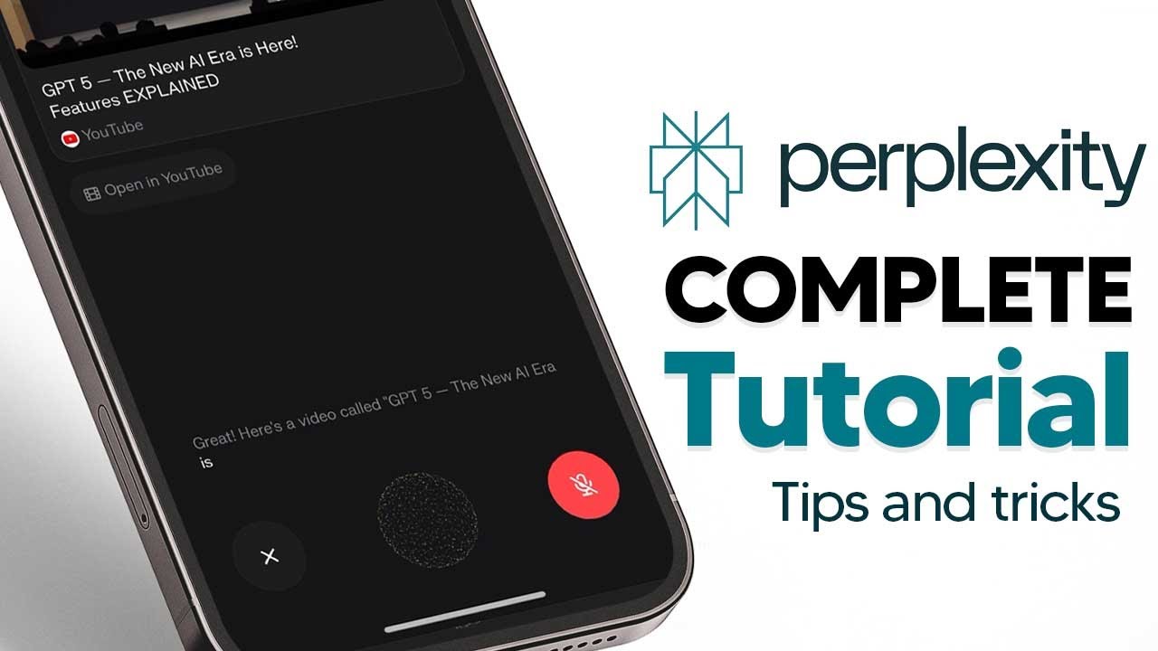 Perplexity iOS Voice Assistant Tutorial - How To Use Perplexity AI Voice Assitant
