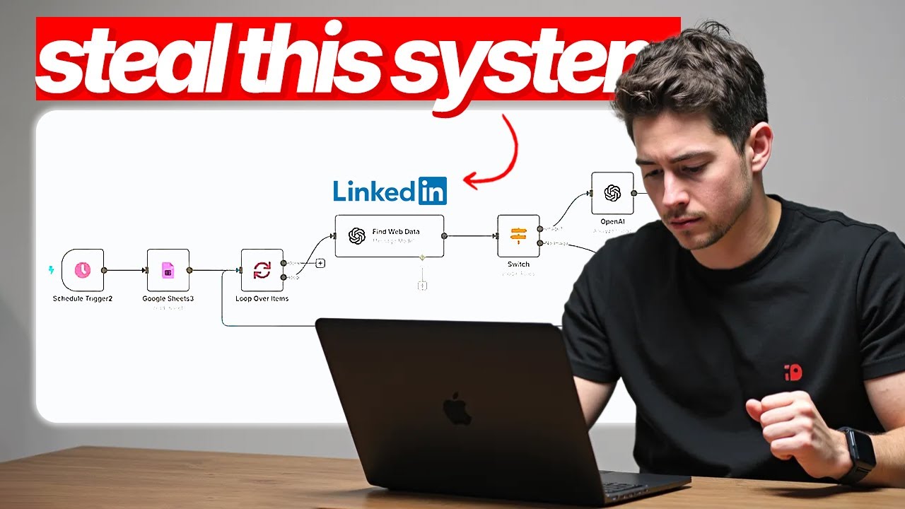 The LinkedIn Parasite System (10X Your Followers with N8N)