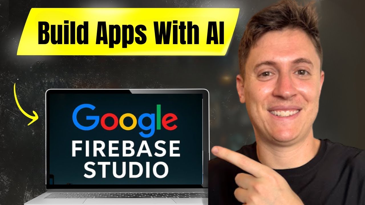 The EASIEST way to build apps with AI EVER (Google Firebase Studio)