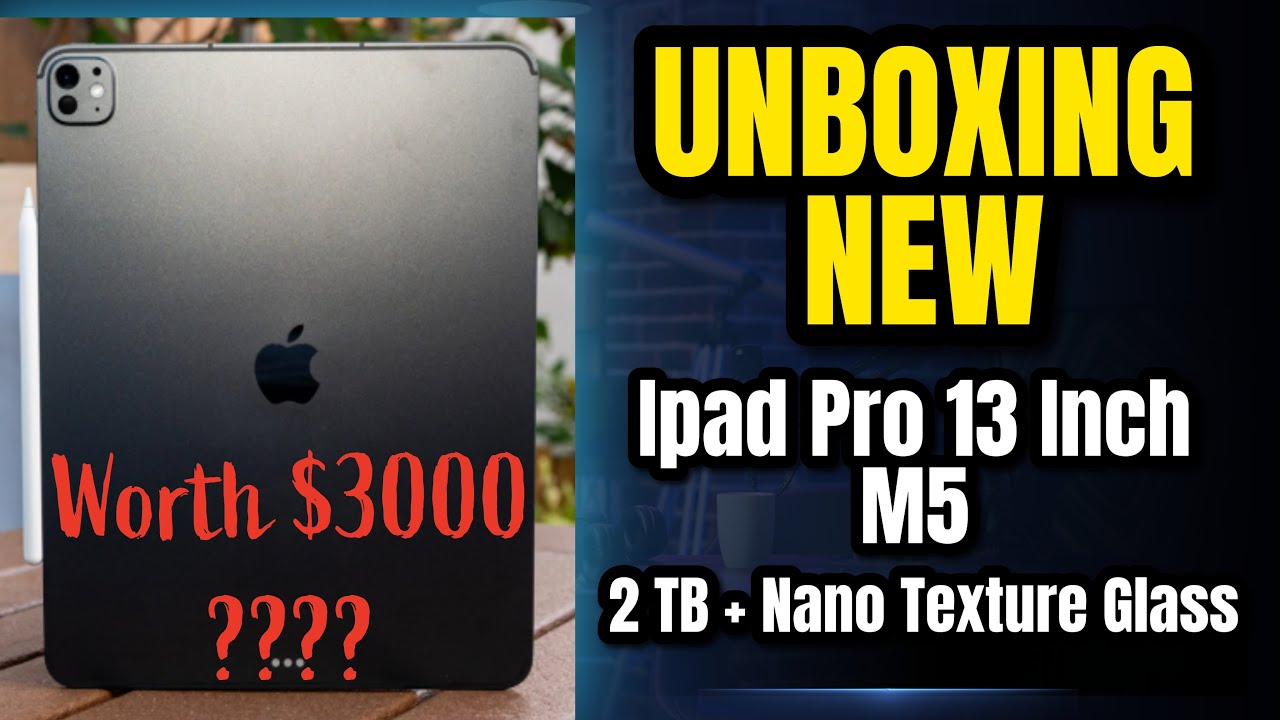 Ipad Pro M5 | I Bought Most Expensive iPad Pro 🤯👀 Was It Worth It? |  I spent $3000 | USA | Apple
