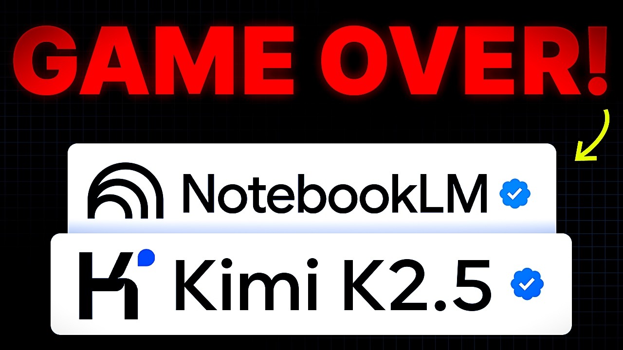 NoteBookLM + Kimi K2.5 is INSANE! 🤯