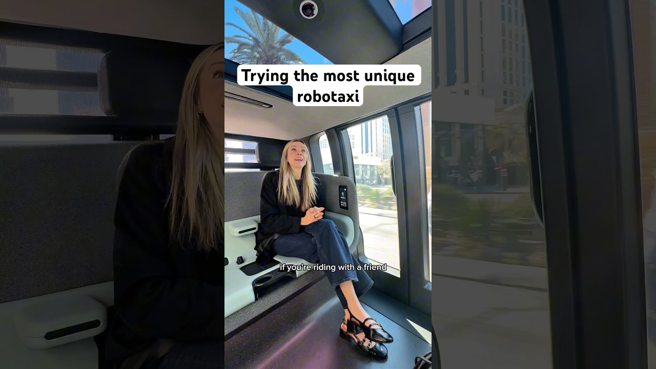 Trying Las Vegas’s First Robotaxi, Zoox!
