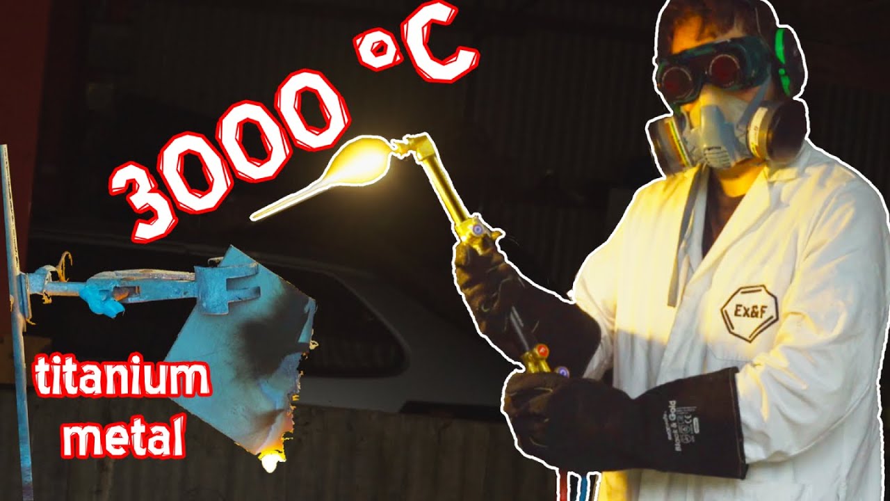 Actually burning titanium