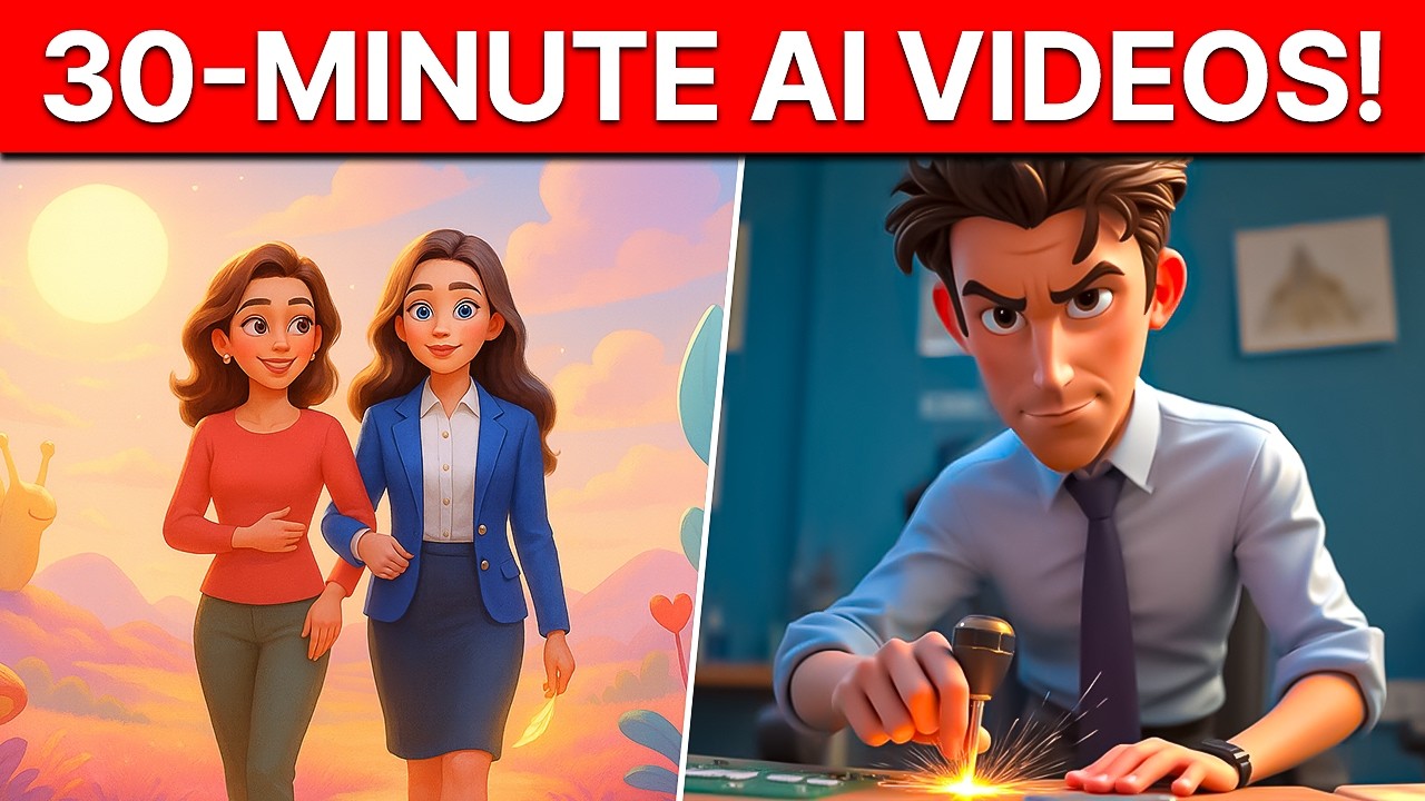 This AI Creates 30 MINUTE VIDEOS in 1 Click! 🤯