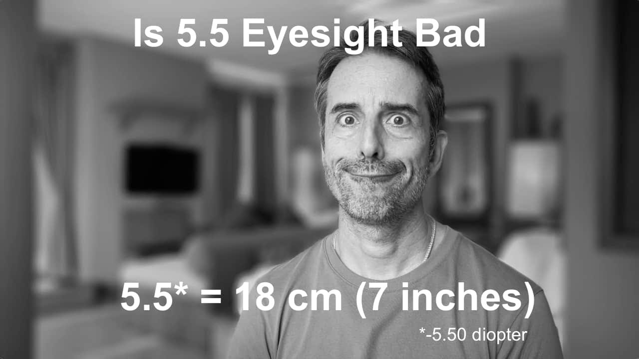 Is 5.5 Eyesight Bad | Endmyopia | Jake Steiner