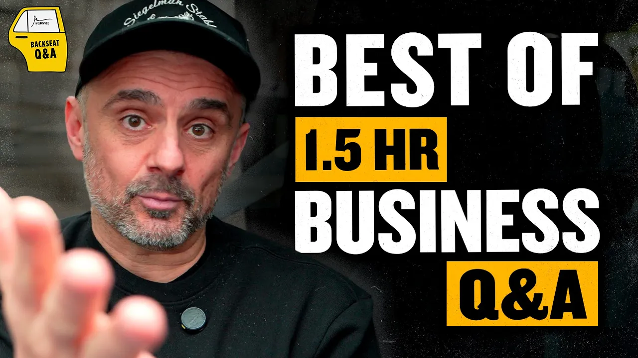 Side Hustle = Full Time? 30 Min Of Tactical Social Media Advice | GaryVee Backseat Q&A Highlights