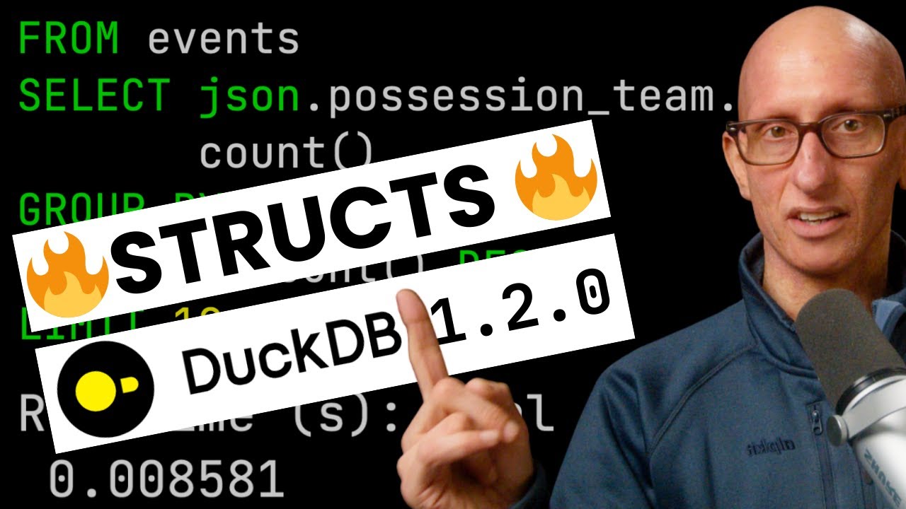 Querying structs just got 6x faster in DuckDB 1.2