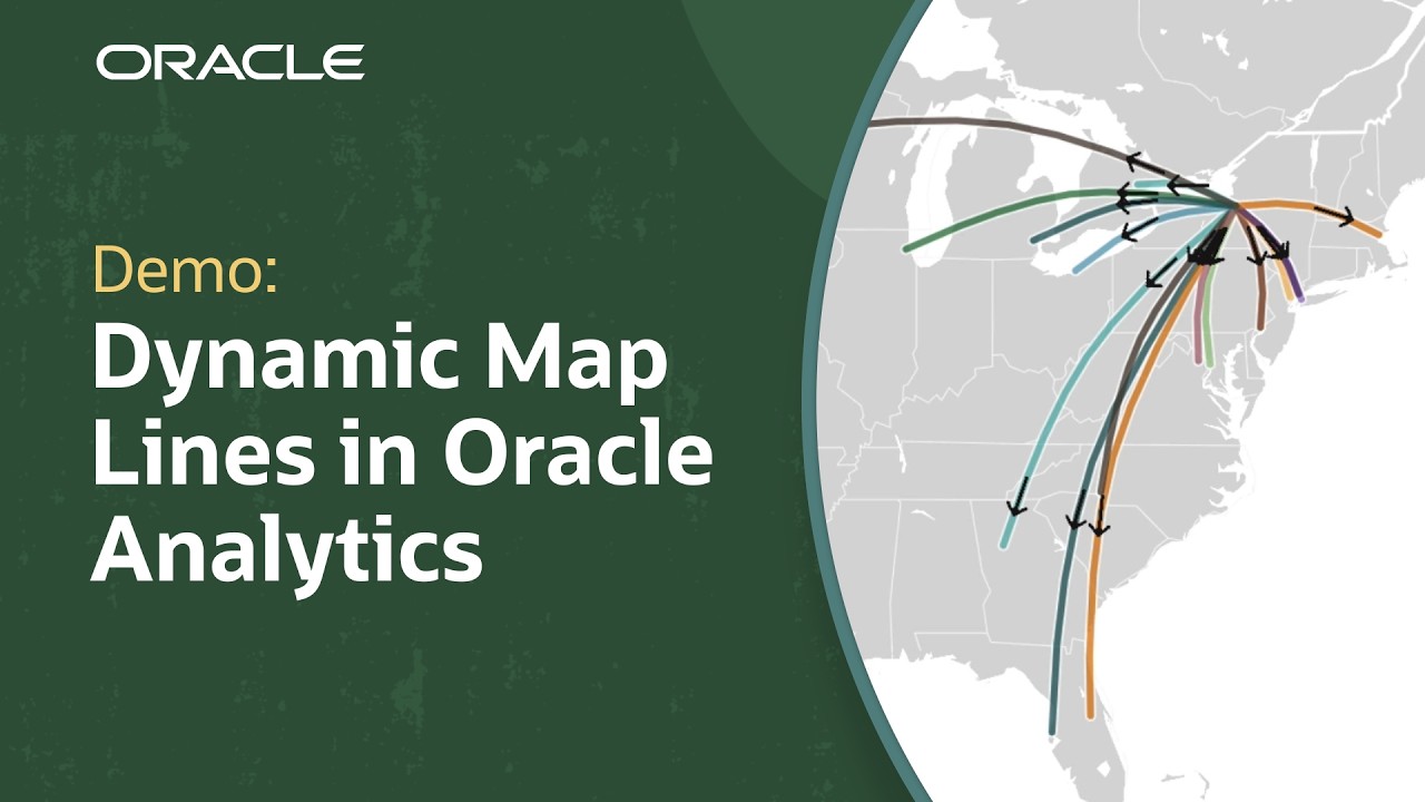 How to Create Dynamic Map Lines in Oracle Analytics Cloud