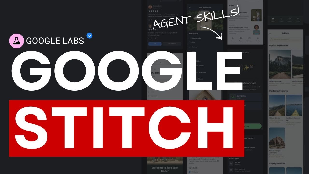 Google Stitch Just Got WAY Better (MCP + Gemini CLI + Agent Skills)!