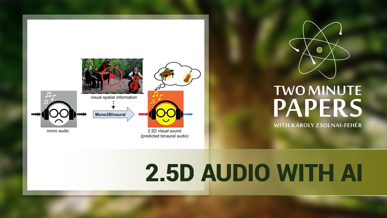 This AI Produces Binaural (2.5D) Audio