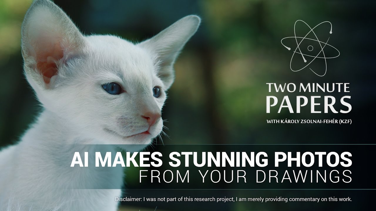 AI Makes Stunning Photos From Your Drawings (pix2pix) | Two Minute Papers #133