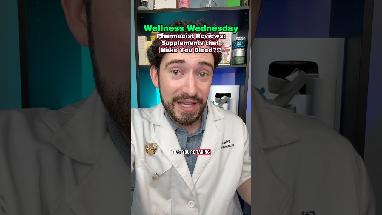 🩸 BLEEDING FROM YOUR NATURAL SUPPLEMENT?? Pharmacists reviews which ones to look out for #pharmacy
