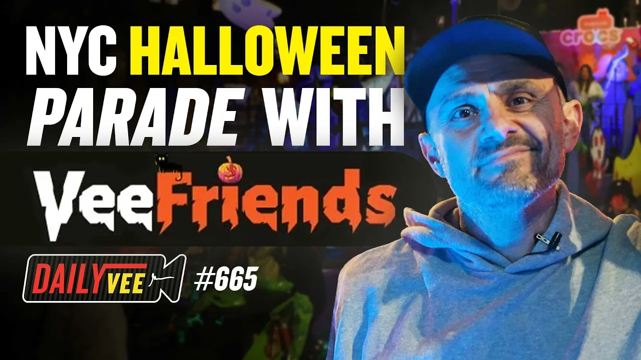 A Day In my Life: Celebrating Halloween With VeeFriends l DailyVee 665