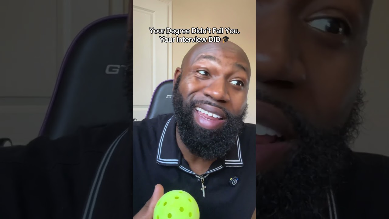 Your Degree Didn’t Fail You. Your Interview DID