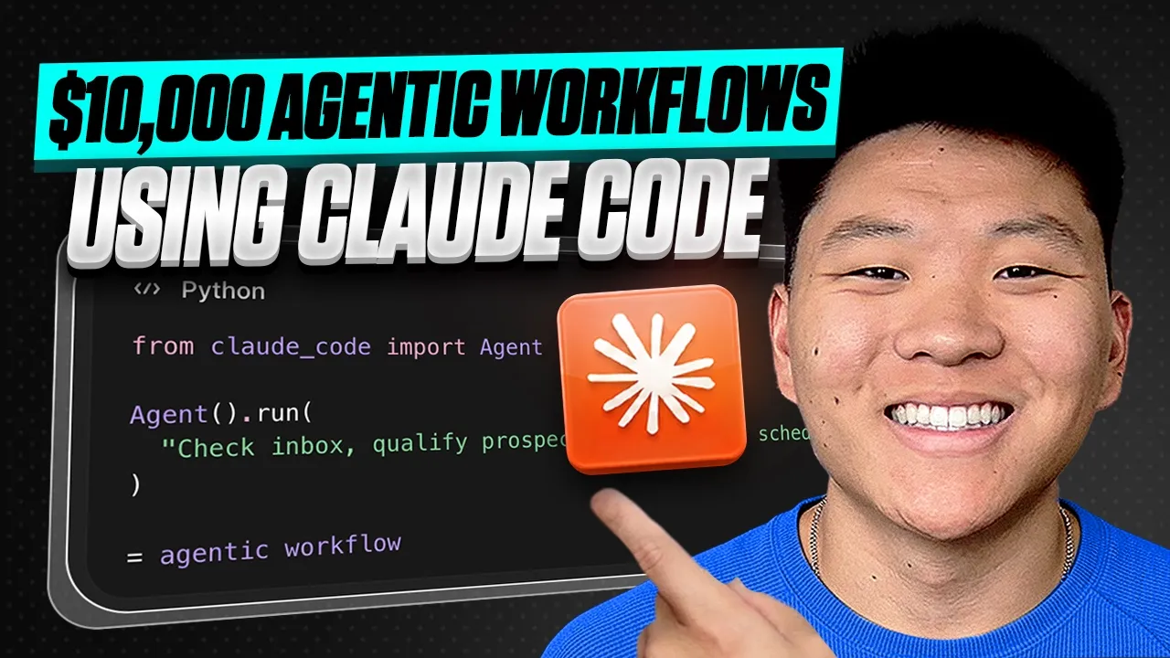 How to Build $10,000 Agentic Workflows (Claude Code Tutorial)