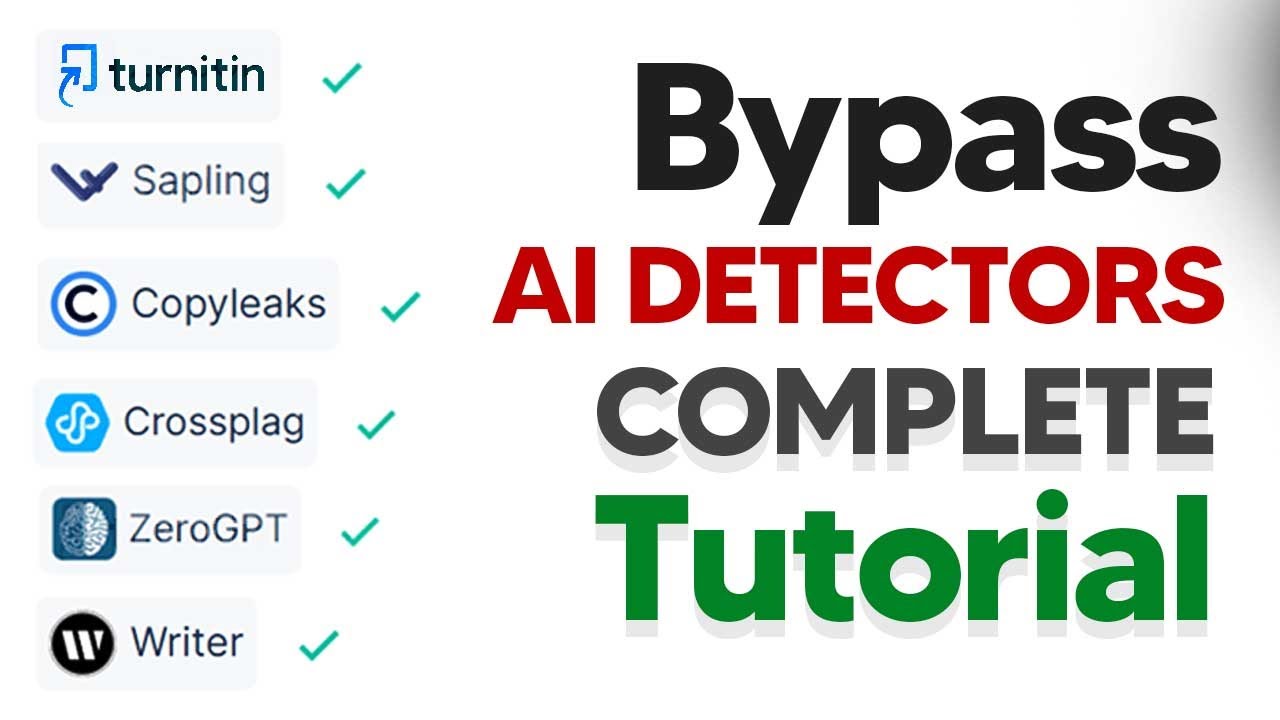 How To ByPASS ALL AI Content Detectors In 2024 (Bypass Guaranteed ✅)