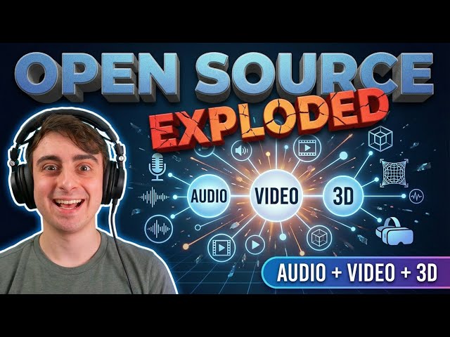 Open Source AI Just *Exploded* (Audio, Video & 3D)