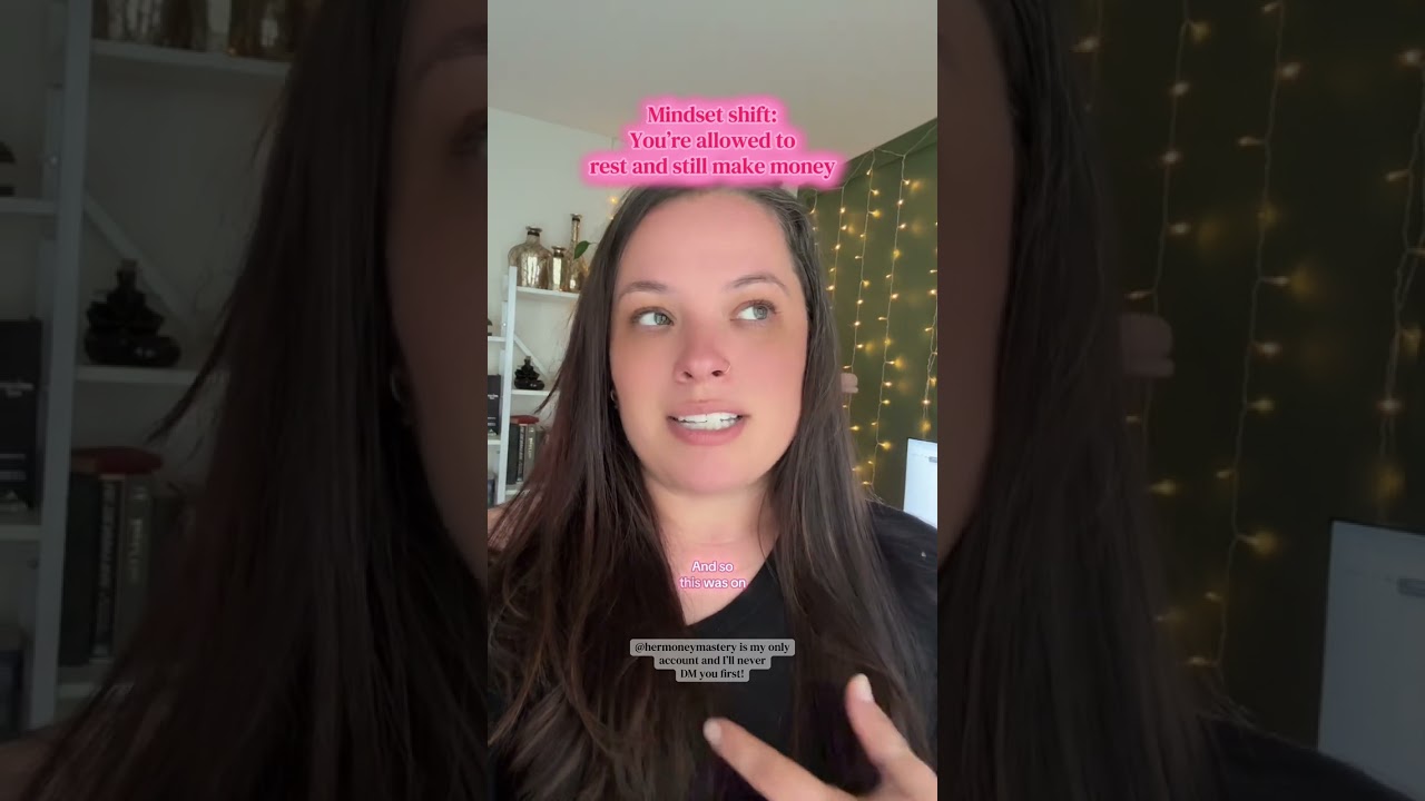 A money mindset shift you need to embody and normalize 💰 And anyone else struggling with PMDD… big